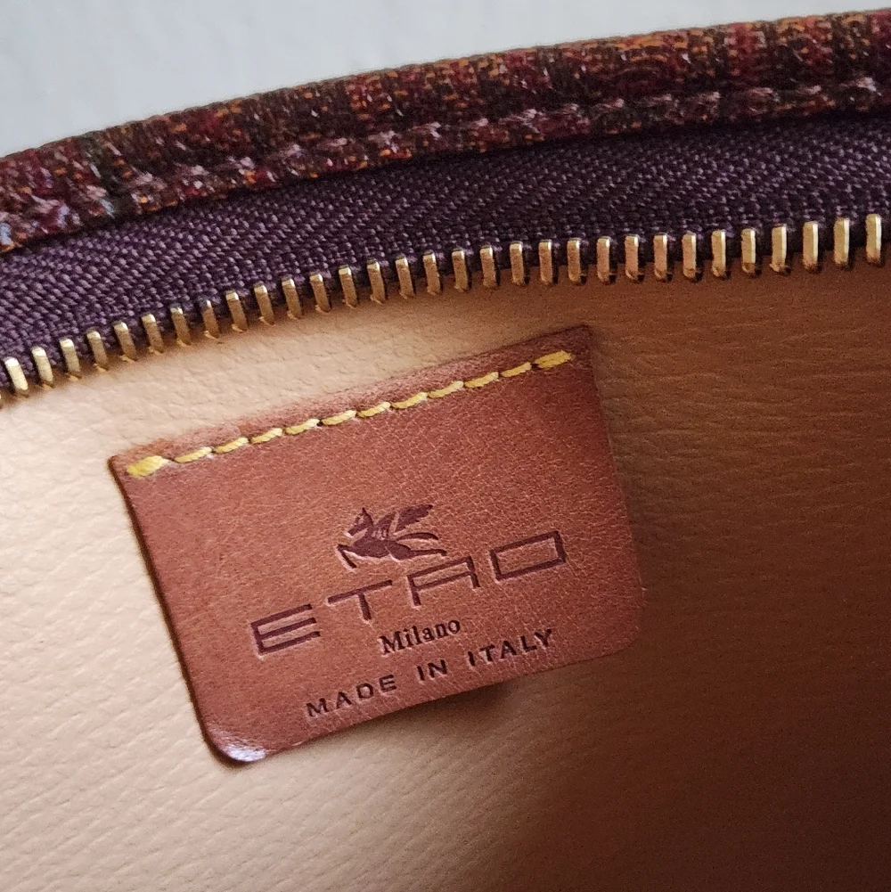 Etro Milano Paisley Zip Clutch
